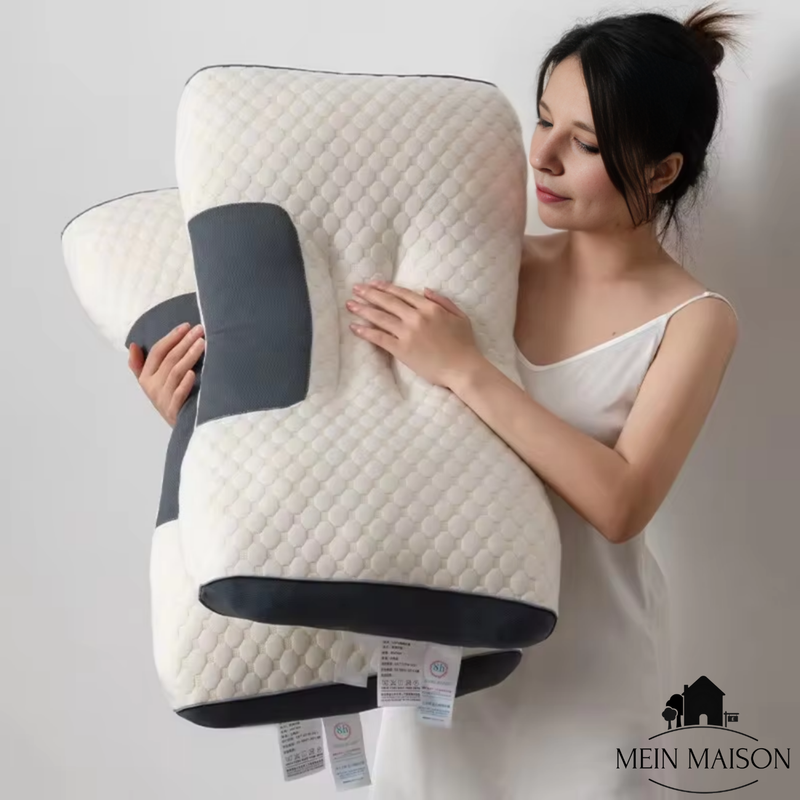 Orthopädisches Nackenkissen OrthoRest | Ergonomische Kontur | Memory-Schaum | Atmungsaktiv