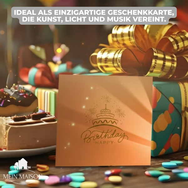 GlowWish – Die Geburtstagskarte, die Herzen erleuchtet!