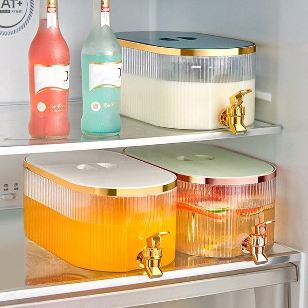 Getränkespender Aquanova | 5,3 L | Kühlschrankgeeignet & Tropffrei | Mit Zapfhahn