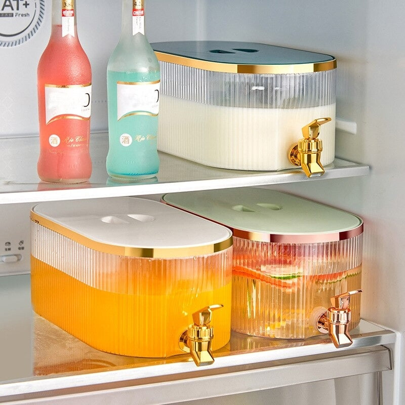 Getränkespender Aquanova | 5,3 L | Kühlschrankgeeignet & Tropffrei | Mit Zapfhahn