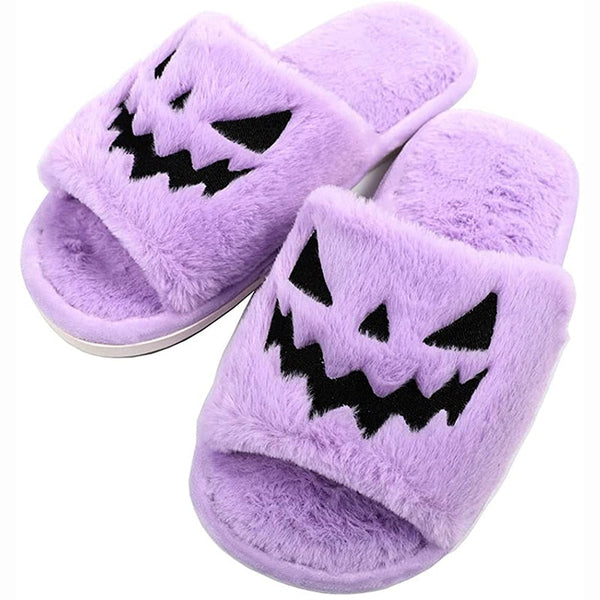 GhostStep Hausschuhe | Halloween Design | Kuschelig & Bequem | Plüsch