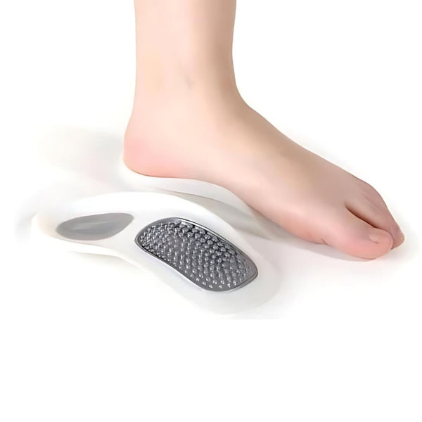 Einlegesohlen OrthoStep ComfortFit | Gegen Fersenschmerzen & Plantarfasziitis | Fußgewölbeunterstützung & Stoßdämpfung