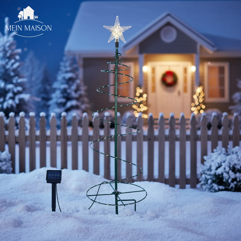 SolarTree – Der bezaubernde LED-Weihnachtsbaum mit Solarenergie betrieben