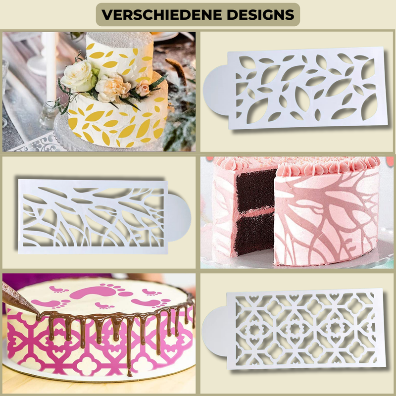 DecoLace™ - DIY-Kuchendekor-Form aus Spitze