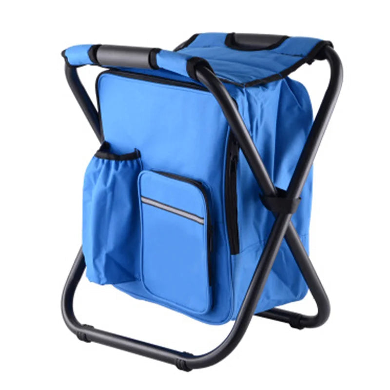 Multifunktionaler Outdoor-Hocker TrekChill SeatCooler | Faltbarer Campingstuhl mit integrierter Kühlbox | Wasserdicht & Tragbar | 150 kg Belastbarkeit