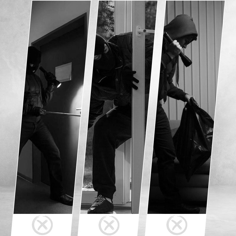 SecureGuard – Unterbricht Einbrecher sofort mit einem lauten 105dB Sirenenalarm