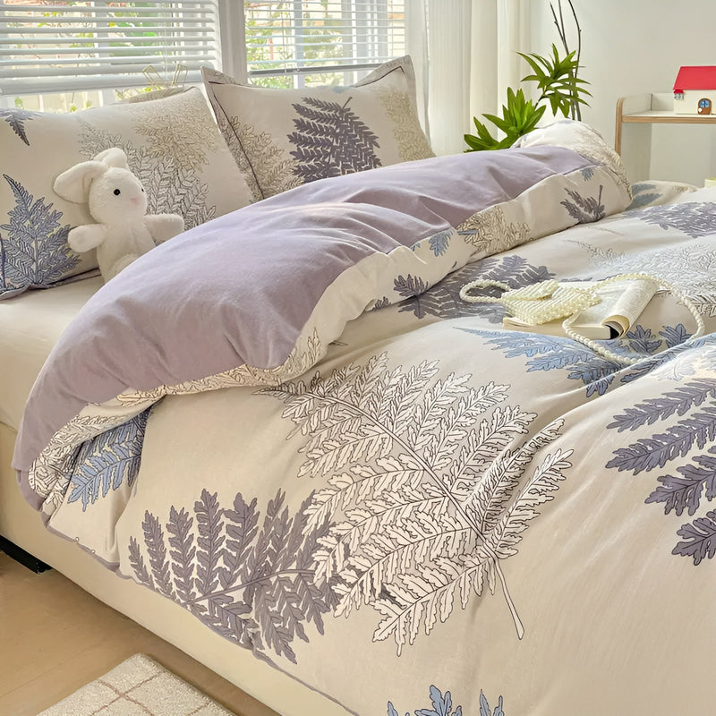 Flanell-Bettwäsche CottonHaven | 100 % Baumwolle | Weich, Hautfreundlich & Pflegeleicht | 3-teiliges Set