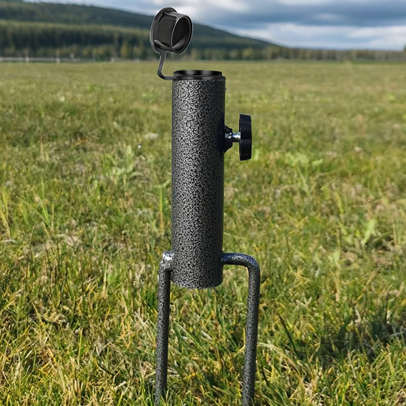 Verstellbarer Sonnenschirmständer Stabello | Für Ø 2.8–3.2 cm Schirmstangen | Rutschfest & Tragbar | Robuste Stahlkonstruktion