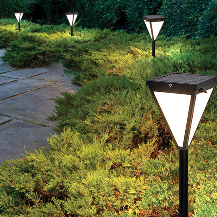 Lumavera LED Außenleuchte im modernen Design | IP65 Wetterfest | Warmweißes Licht | Solarbetrieben | Ø15 cm × H62 cm