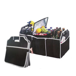 Carvexa Auto-Kofferraum-Organizer | Faltbar & Stabil | 600D Oxford-Gewebe | Für SUV, PKW & LKW