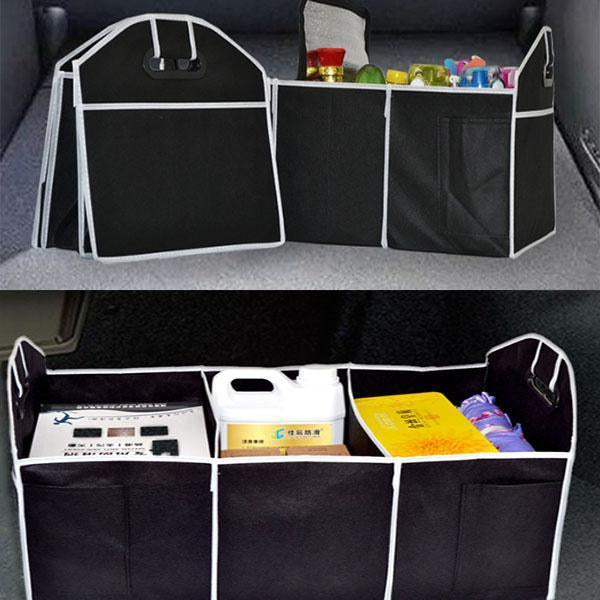 Carvexa Auto-Kofferraum-Organizer | Faltbar & Stabil | 600D Oxford-Gewebe | Für SUV, PKW & LKW