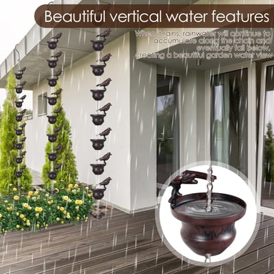 RainCharm – Dekorative Regenkette für Garten &Terrasse