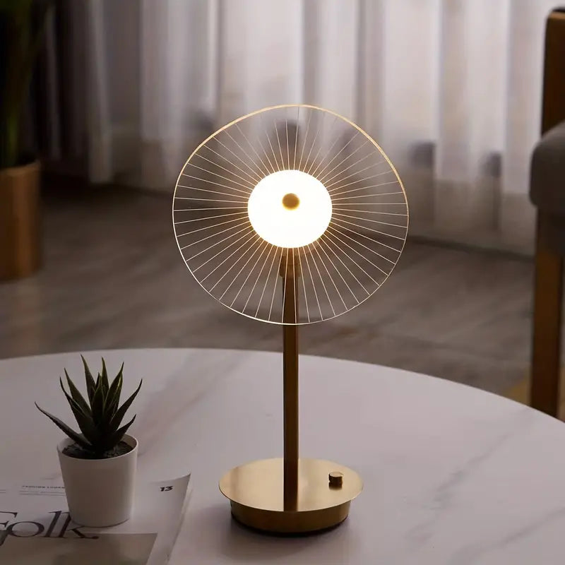 Veliora LED Tischlampe Dimmbar | Modernes Design aus Eisen | Ø10×37 cm | Verstellbare Lichtintensität