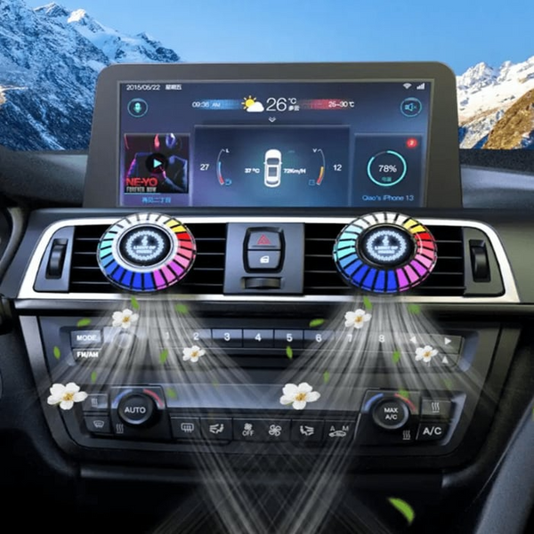 GlowRide FX – Veredeln Sie Ihr Auto mit Musik, Licht und Duft!