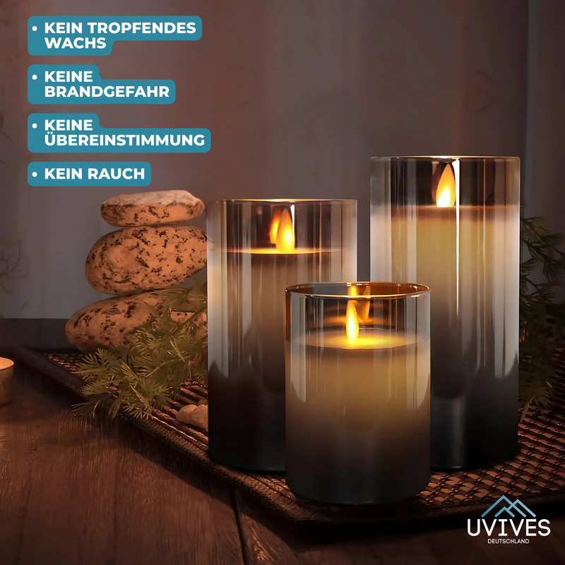 LuxCandly – Warmes Leuchten, das echte Flammen nachahmt!