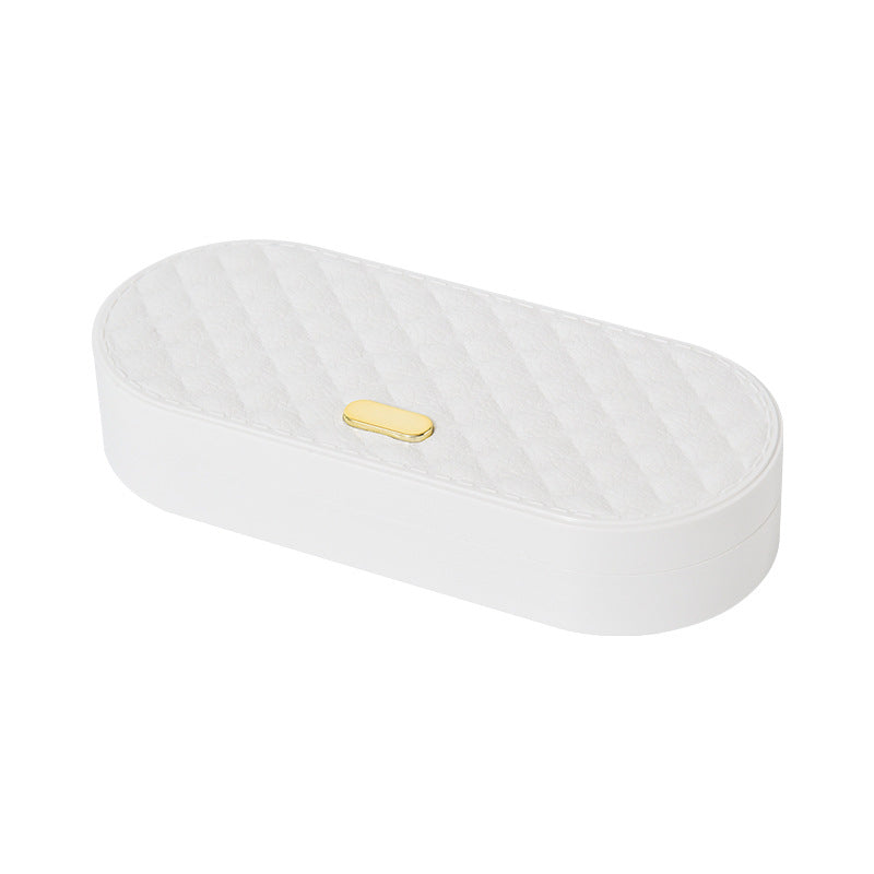 Stichora Nähset im Doppel-Etui | 20 bunte Spulen & Leder-Maßband | Kompakt & organisiert | 19,5×8,5×3,8 cm