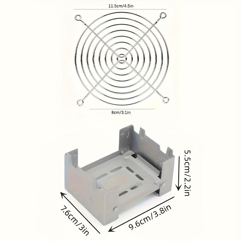 Campingkocher FoldHeat | Faltbar & Ultraleicht | Edelstahl | Für Outdoor-Kochen & Trekking