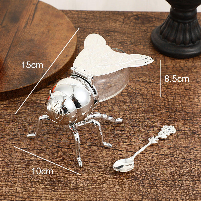 LuxeBee – Eleganter Honigtopf mit markantem Design