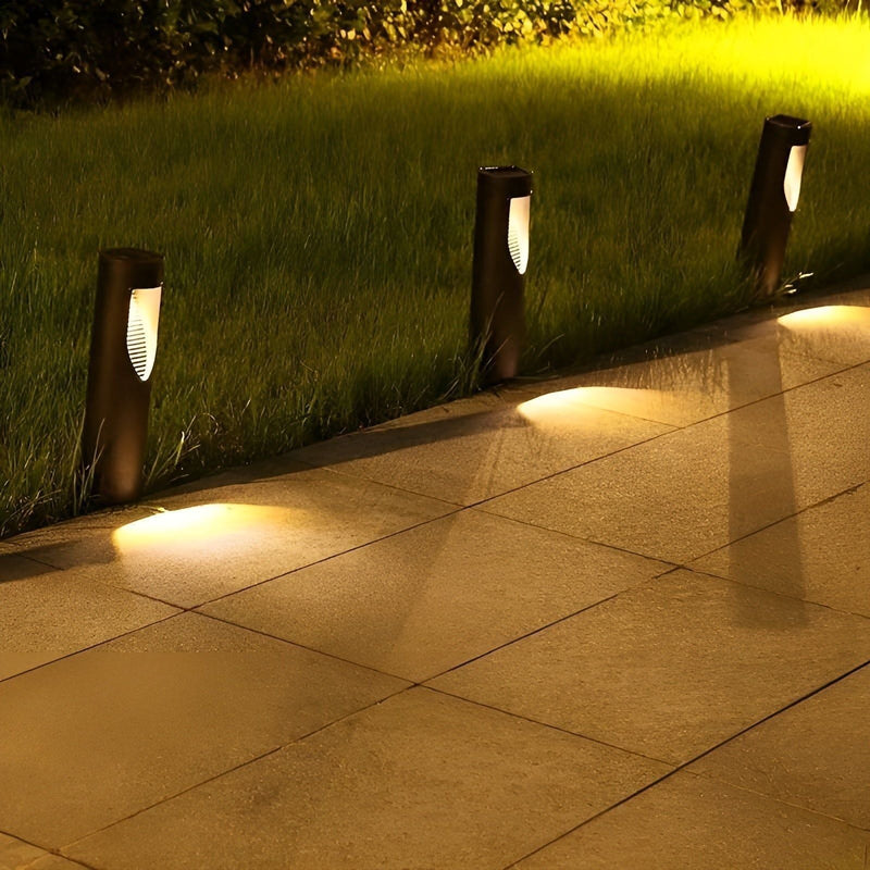 Solvara Solar Gartenlampe Zylinder | Warmweißes Licht | Wasserdicht & Kabellos | Touch-Steuerung