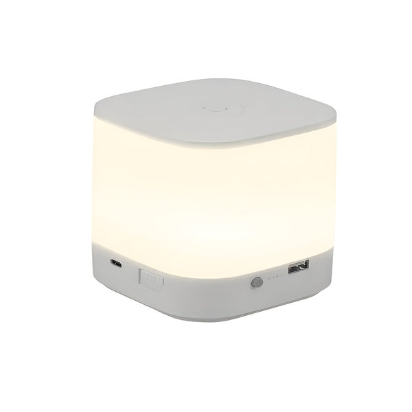 Lumora LED-Tischlampe | Touch-Dimmer & Timer | Kabellos & USB-Aufladung | Einstellbare Farbtemperatur