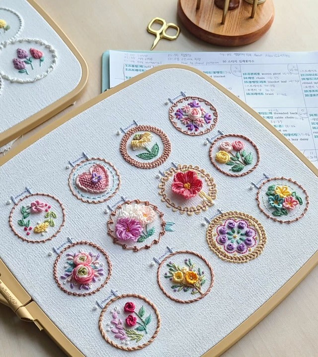 StitchBloom – Florale Stickerei für Entspannung und Verschönerung!
