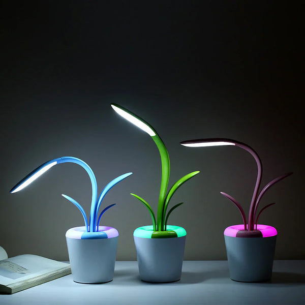 Moderne LED Schreibtischlampe VistaLume | Augenschonend & Tragbar | Dimmbar & Energiesparend
