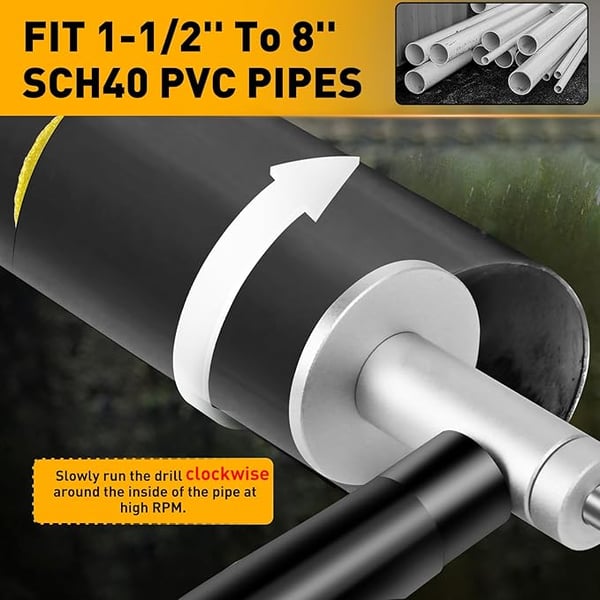 PipeMaster – Präzises Innen-Schneiden von PVC-Rohren!