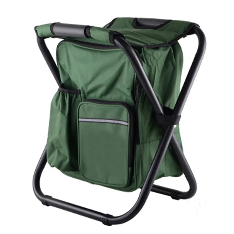 Multifunktionaler Outdoor-Hocker TrekChill SeatCooler | Faltbarer Campingstuhl mit integrierter Kühlbox | Wasserdicht & Tragbar | 150 kg Belastbarkeit