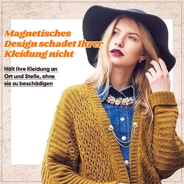 MagCloth Magnetische Kleiderclips | Knitterfrei & Stoffschonend | Für Kleidung, Schals & Accessoires | Perfekt für Kleiderschrank & Reisen