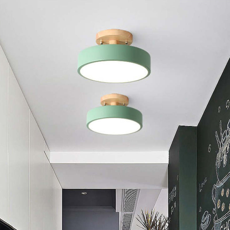 LED Deckenlampe Aurora | Modernes Design aus Holz & Acryl | Energiesparend | Verschiedene Farben