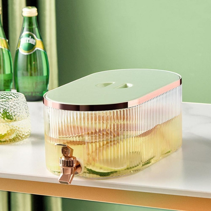 Getränkespender Aquanova | 5,3 L | Kühlschrankgeeignet & Tropffrei | Mit Zapfhahn