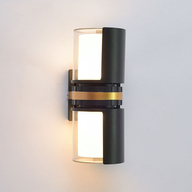 Lumovar Wandlampe Außen Verstellbar | Wasserdicht & Modern | 24,5 × 16 cm | Schwarz