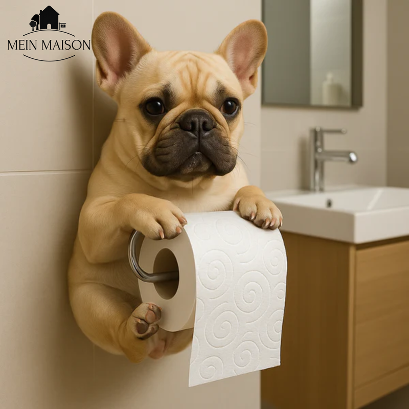 PawRoll – Der tierisch charmante Klopapierhalter!