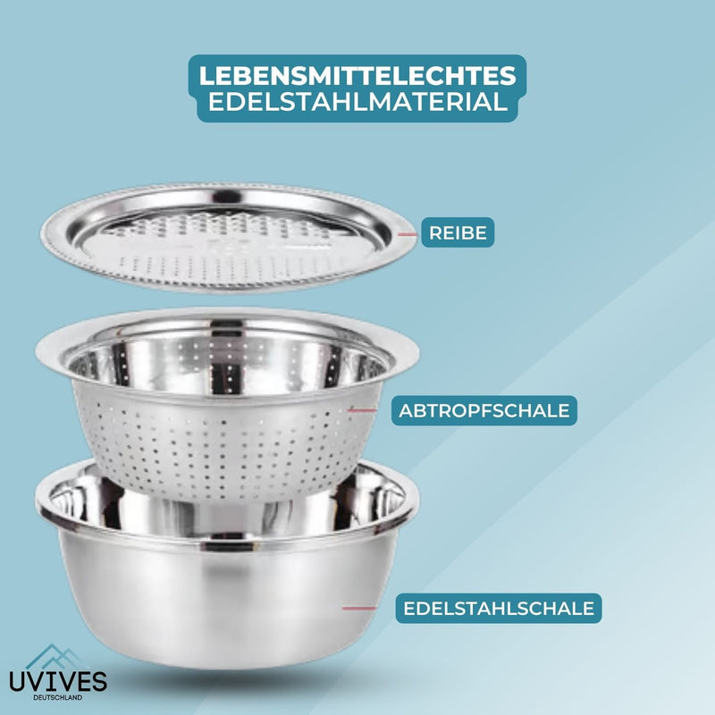 GrateBasin - 6-in-1-Becken aus Edelstahl