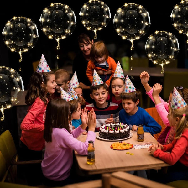 5+5 GRATIS | PartyGlow – Erleuchte jede Party mit warmem, wiederverwendbarem LED-Luftballon-Strahlerlicht