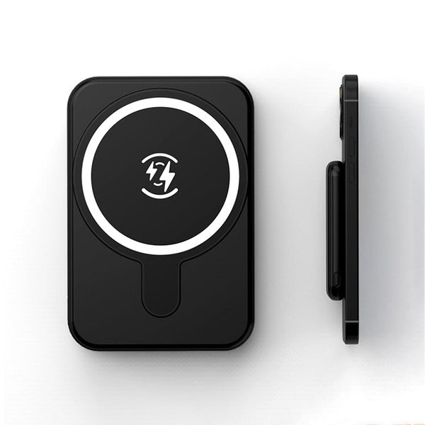 Magnera Magnetische Powerbank 5000 mAh | Kompatibel mit iPhones | USB-Ausgang 5 V/2,1 A | Kompakt & Stylisch