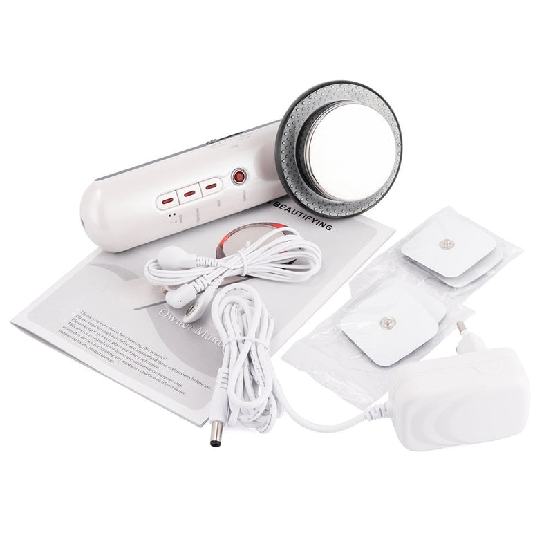 Siluvia Körperstraffer mit EMS & Ultraschall | 3-in-1 Slimming-Massager | Fettverbrennung & Hautstraffung | 5 Intensitätsstufen