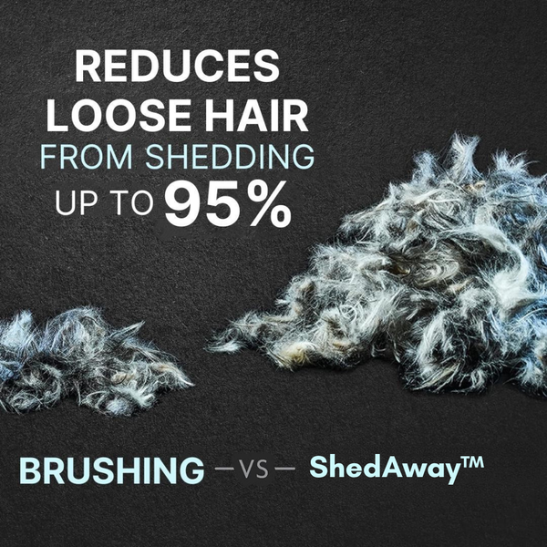 ShedAway – Fördert glänzendes Fell & reduziert Haare im Haus!