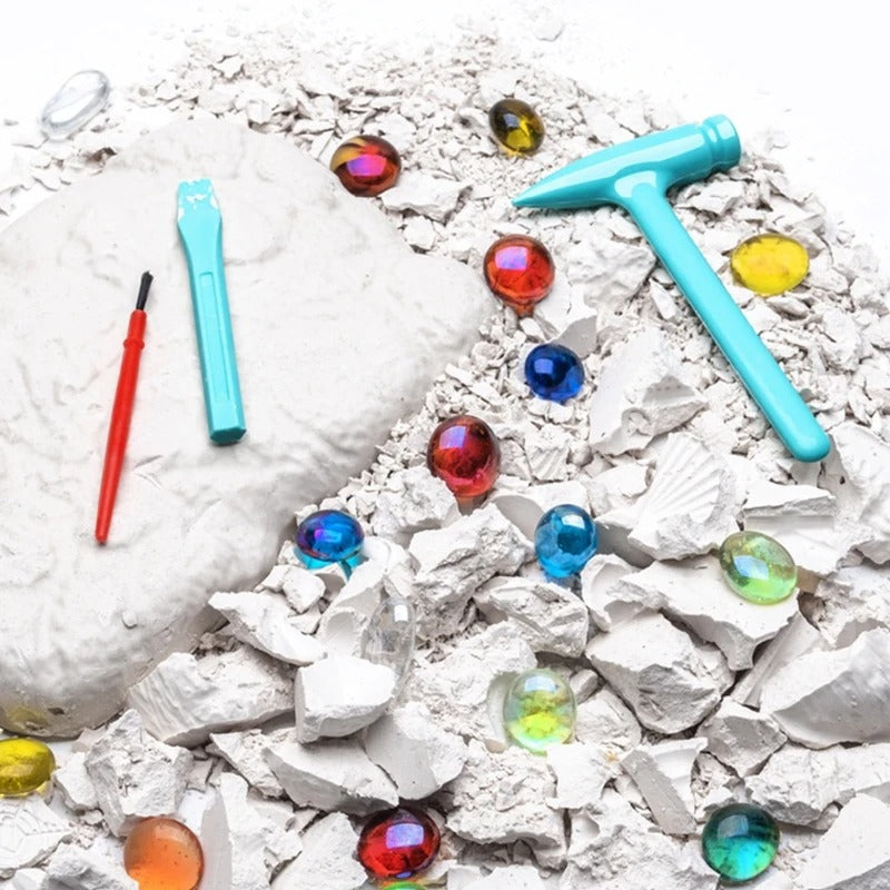 GemSpark - Entfachen Sie die Kreativität Ihres Kindes mit authentischer Edelstein-Ausgrabung