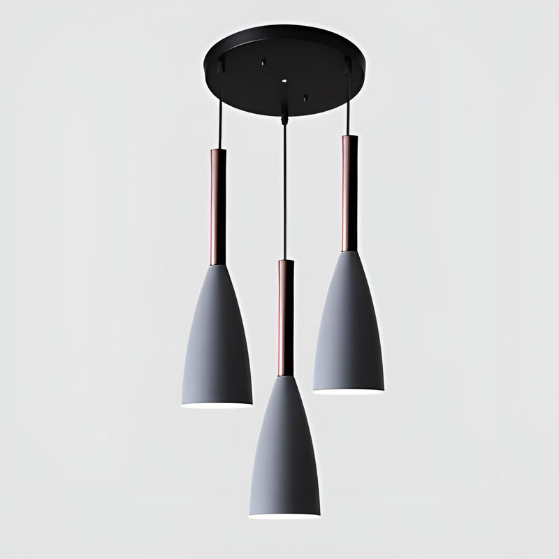 Hängelampe SakuraLume | Japandi Design | Zartes Kirschblütenmotiv | Aluminium & Warmes Licht