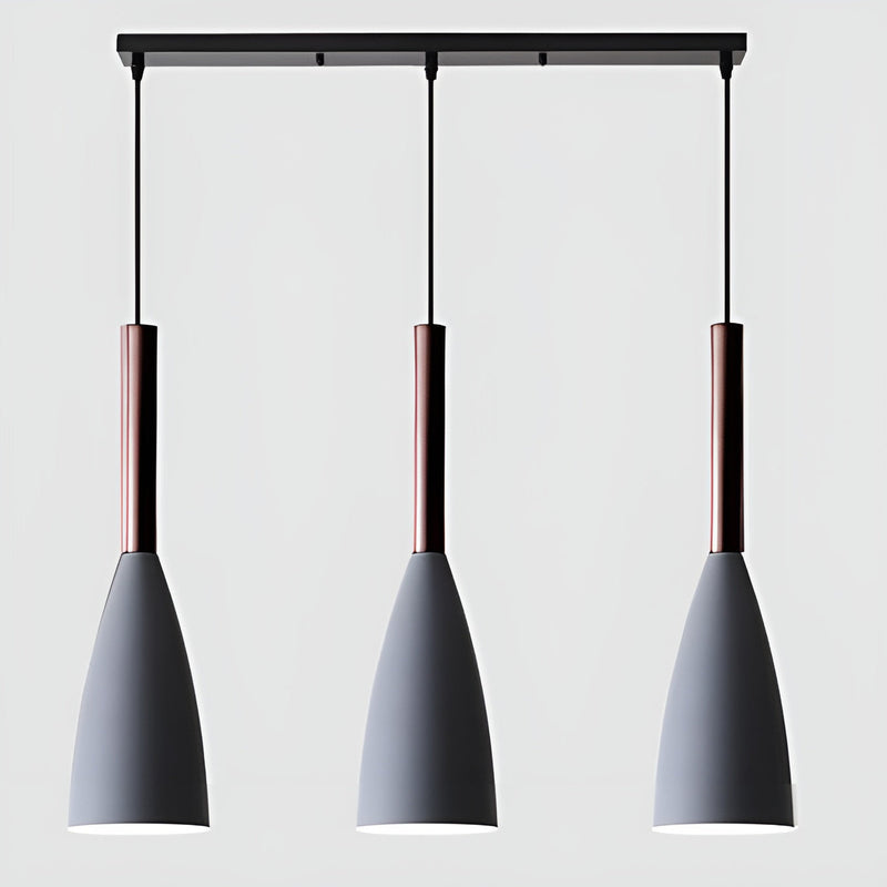 Hängelampe SakuraLume | Japandi Design | Zartes Kirschblütenmotiv | Aluminium & Warmes Licht