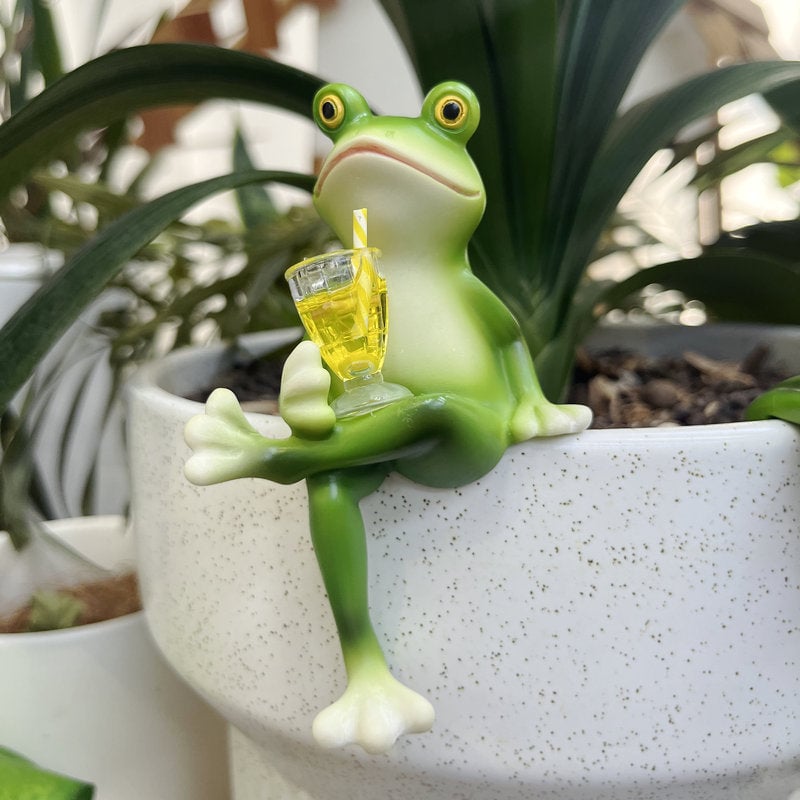 FrogWhimsy – Die freche Deko für Töpfe & Gärten!