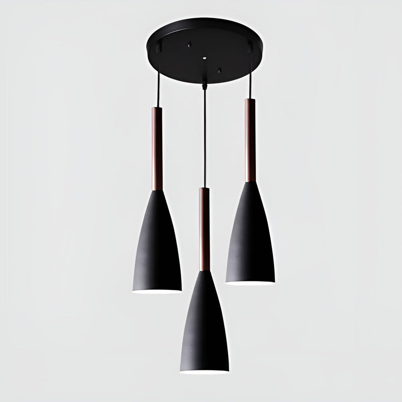 Hängelampe SakuraLume | Japandi Design | Zartes Kirschblütenmotiv | Aluminium & Warmes Licht