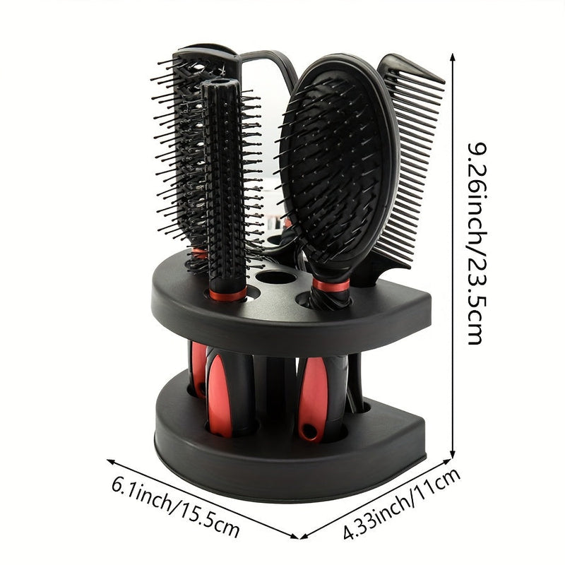 Silkurea  Haarbürsten-Set 5-teilig | Entwirren, Stylen & Massieren | Ergonomisch & Für alle Haartypen geeignet