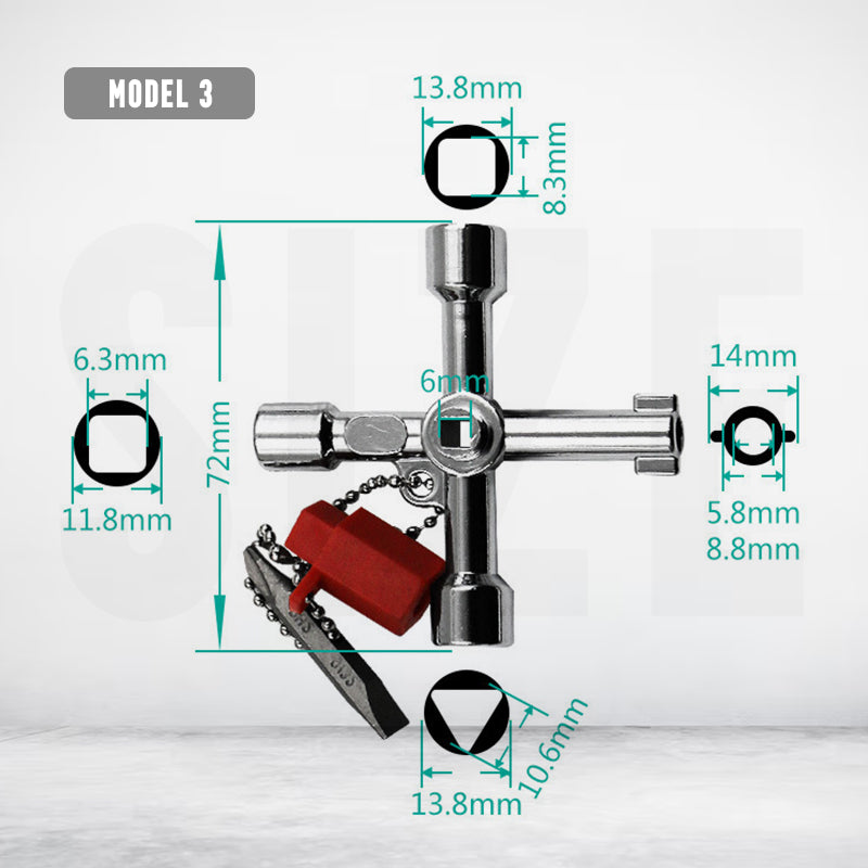 1+1 GRATIS | KeyWrench – Einzelner Schlüssel für zahlreiche Anwendungen