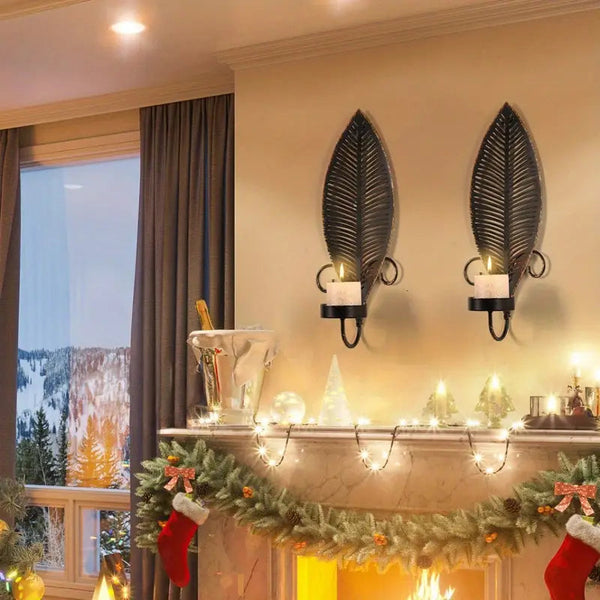 FoliGlow – Set aus windlichtförmigen Kerzenhaltern im Blätter-Design!