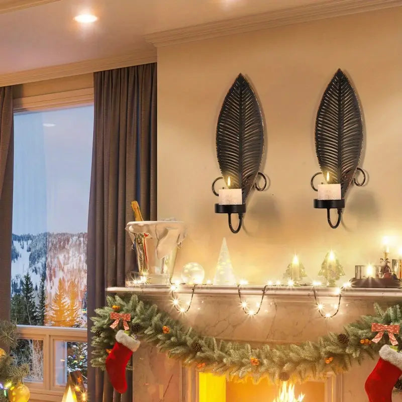 FoliGlow – Set aus windlichtförmigen Kerzenhaltern im Blätter-Design!