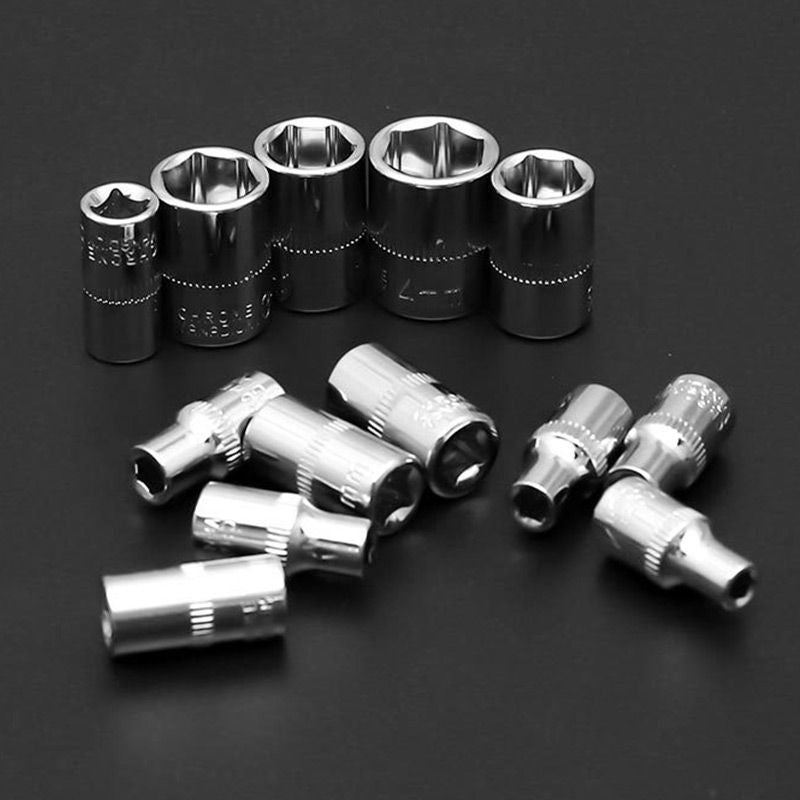 RigorGrip – Das definitive 46-teilige Schnellwechsel-Steckschlüssel-Set