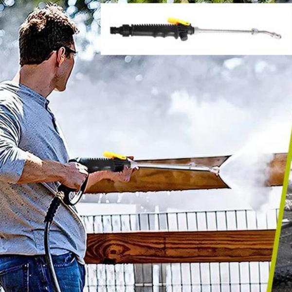 Hochdruckreiniger AquaForce Duo | Doppeldruck-System | Für Auto, Terrasse & Gartenmöbel | Wasser- & Zeitsparend