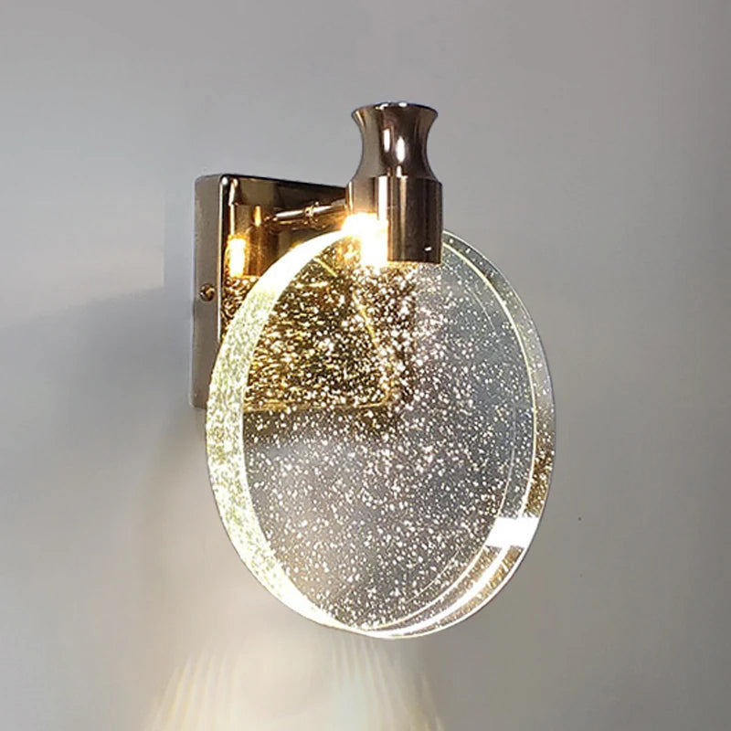 LED Wandleuchte CircuLux | Rundes Design | Sanftes Licht | 13–16 cm Ø